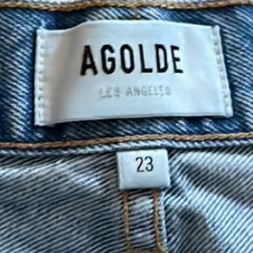 Agolde 90s Mid Rise Loose Fit Jeans In Isolate - Picture 8 of 15